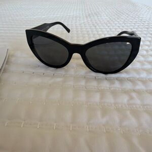 Versace Black Cat-Eye Sunglasses